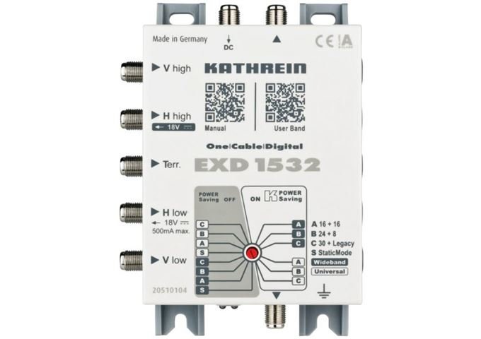 Kathrein EXD 1532 Umschaltmatrix Einkabel 32 TN auf 2 Ausgä