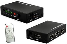 E+P UHD31 sw 3-fach Umschalter HDMI 2.0