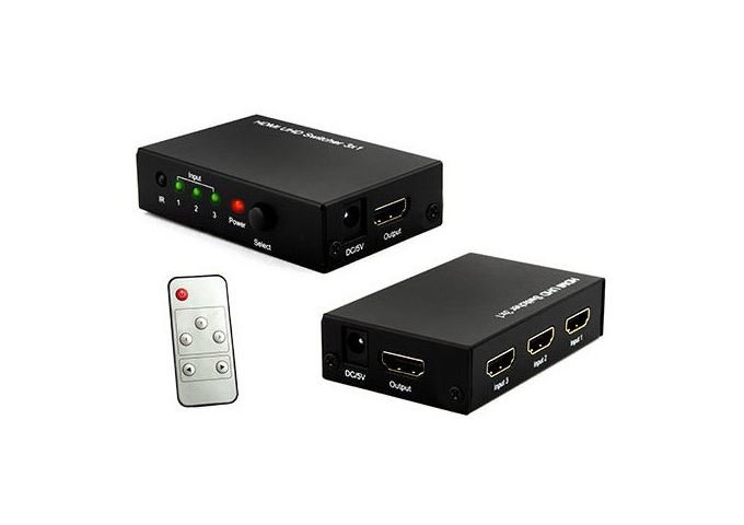 E+P UHD31 sw 3-fach Umschalter HDMI 2.0