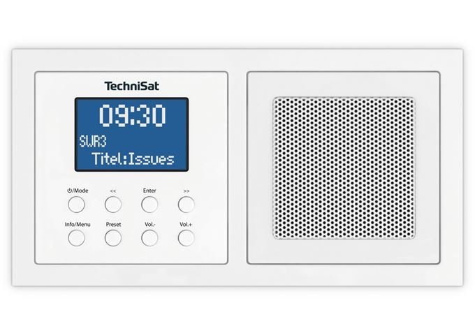 TechniSat DigitRadio UP 1 ws DAB+/UKW-Unterputzradio mit Blu