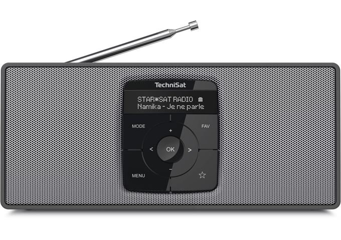 TechniSat DigitRadio 2 S sw/si DAB+/UKW-Radio mit Bluetooth