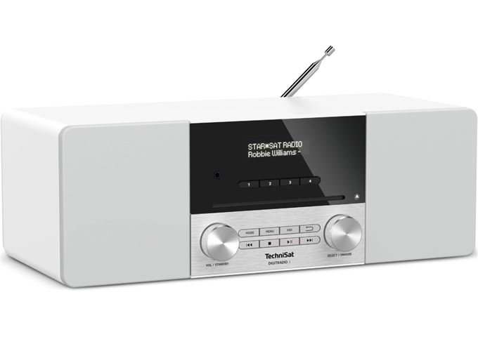 TechniSat DigitRadio 3 ws DAB+/UKW mit CD-Player und Bluetoo