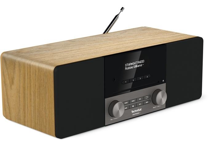 TechniSat DigitRadio 3 Eiche DAB+/UKW mit CD-Player und Blue