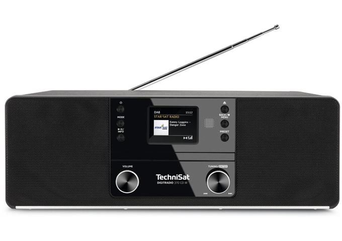 TechniSat DigitRadio 370 CD IR sw DAB+/UKW/Internet-Radio mi