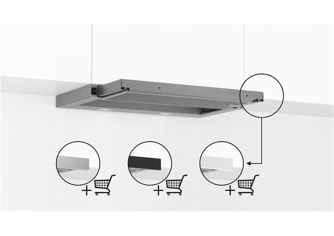 Bosch DFL064W53 si Flachschirmhaube 60cm B 3Stufen 389m3