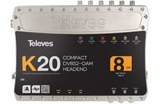 Televes K20-8 Kompaktkopfstelle 8Transponder DVB-S2 in QAM