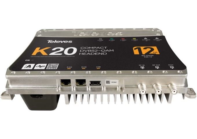 Televes K20-12 Kompaktkopfstelle 12Transponder DVB-S2 in Q