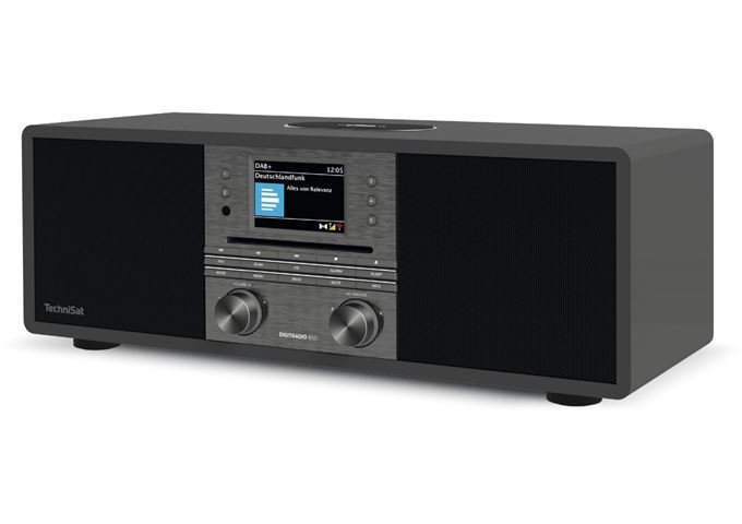 TechniSat DigitRadio 650 anthr DAB+/UKW/Internetradio mit CD