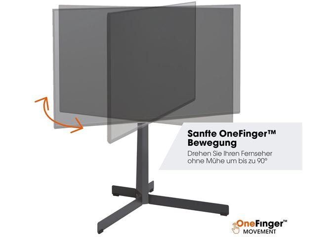 Vogels TVS3690 sw TV Standfuss Stahl