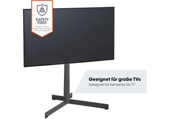 Vogels TVS3690 sw TV Standfuss Stahl