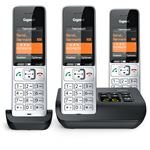 Gigaset COMFORT 500A trio si-sw Analog-Telefon mit AB schn