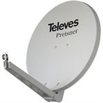 Televes S 75QSD-W weiß SAT-Spiegel 75cm ALU