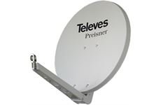 Televes S 75QSD-W weiß SAT-Spiegel 75cm ALU