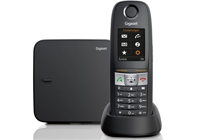 Gigaset E630 schwarz Analog-Telefon mit Basisstation schnu