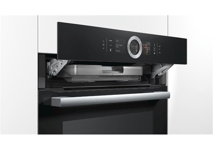 Bosch HSG636BB1 Einbau-Backofen sw EEK A+ 12 Heizarten D