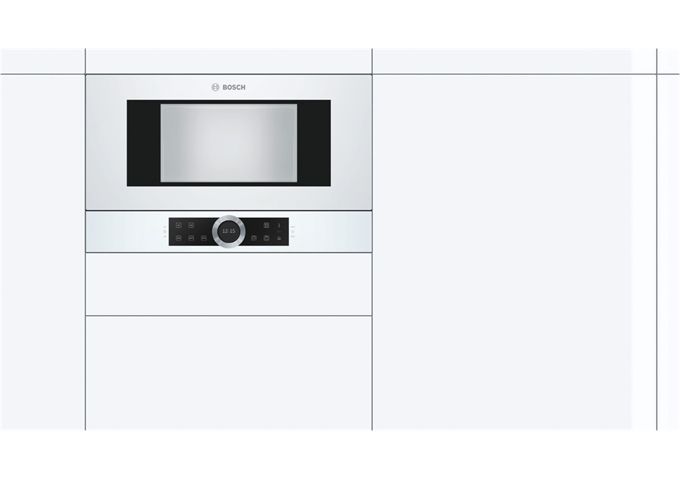 Bosch BFL634GW1 Einbau-Mikrowelle ws 900 W 5Leistungsstu