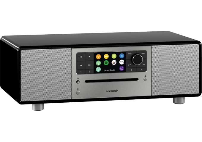 Sonoro Prestige sw hochglanz 2-Wege all-in-one Musiksyste