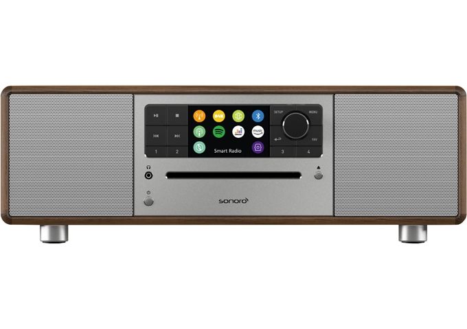 Sonoro Prestige walnuss-si 2-Wege all-in-one Musiksystem,