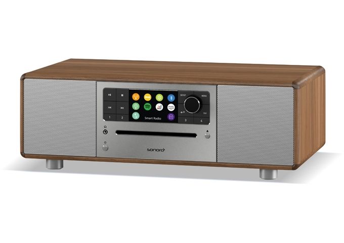 Sonoro Prestige walnuss-si 2-Wege all-in-one Musiksystem,