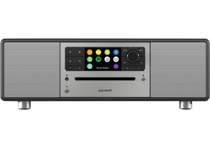 Sonoro Prestige graphit matt 2-Wege all-in-one Musiksyste