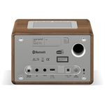 Sonoro Elite-X walnuss/silber Musiksystem DAB+ Weckfunkti