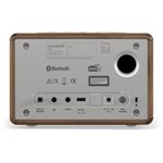 Sonoro Elite-X walnuss/silber Musiksystem DAB+ Weckfunkti