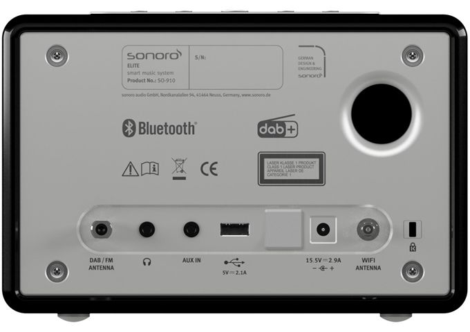 Sonoro Elite-X sw hochglanz Musiksystem DAB+ Weckfunktion