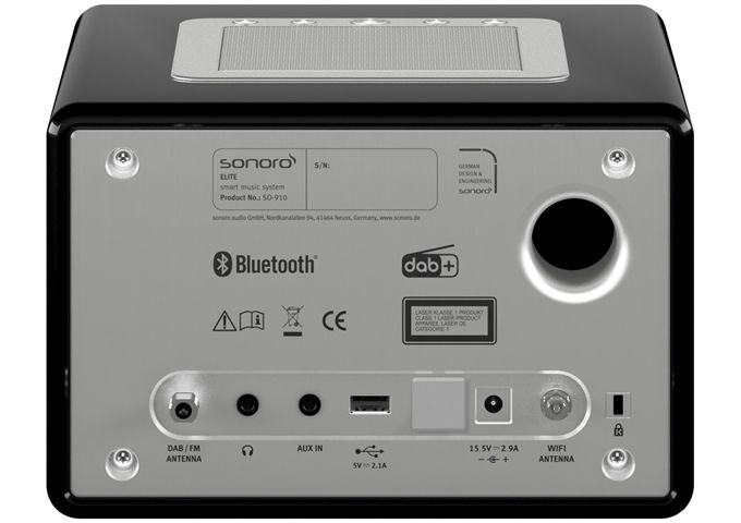 Sonoro Elite-X sw hochglanz Musiksystem DAB+ Weckfunktion