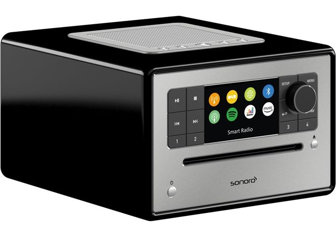 Sonoro Elite-X sw hochglanz Musiksystem DAB+ Weckfunktion