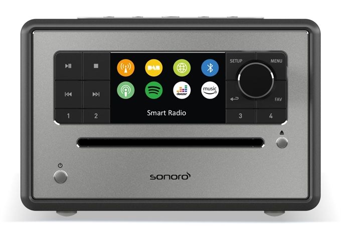 Sonoro Elite-X graphit matt Musiksystem DAB+ Weckfunktion