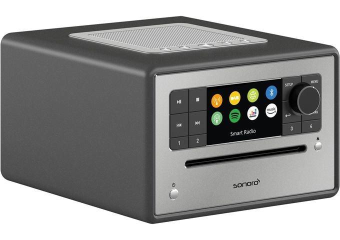 Sonoro Elite-X graphit matt Musiksystem DAB+ Weckfunktion