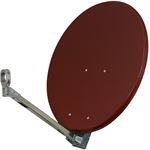 Televes S 660Z ziegelrot SAT-Spiegel 67x71cm ALU