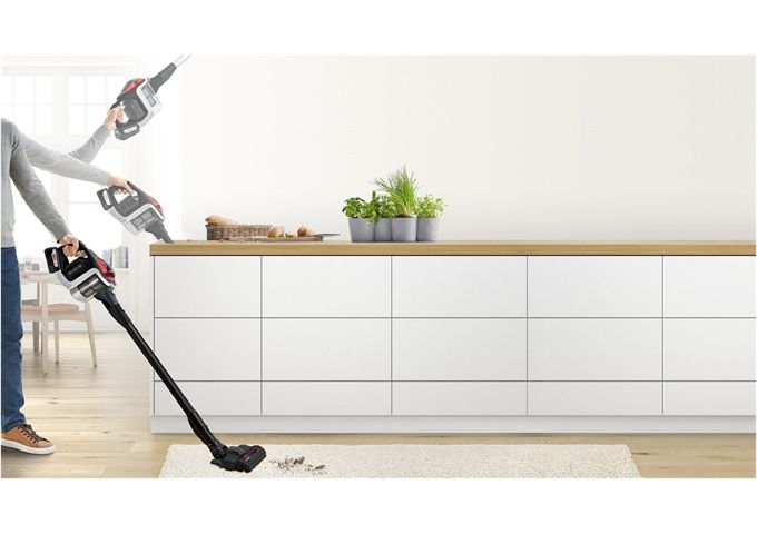 Bosch BSS81POW1 Akkustaubsauger Unlimited Serie 8 sw/red