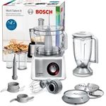 Bosch MC812S814 Kompakt-Küchenmaschine weiß/edelstahl 12