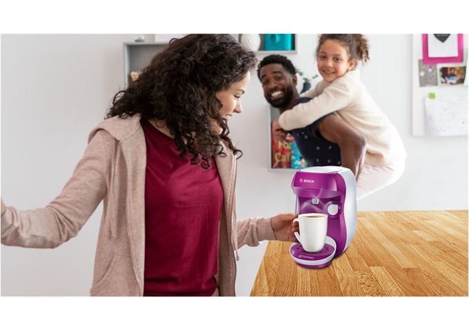 Bosch TAS1001 Tassimo Multi-Getränke-Automat wild purple