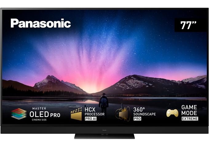 Panasonic TX-77LZW2004 sw/mt LED-TV OLED 4K UHD TWIN Penta T