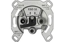 Kathrein ESD 32 Antennendose 2 Niederführungen Twin 3-Loch