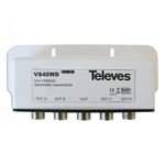 Televes VS 40WD DiSEqC-Schalter wasserdicht 4 Eing 1 Ausg