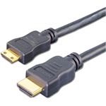 E+P HDMI 4 HDMI-Kabel 2,0m 1.3 1x19 HDMI+1xMini HDMI-S