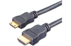 E+P HDMI 4 HDMI-Kabel 2,0m 1.3 1x19 HDMI+1xMini HDMI-S