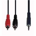 E+P B 113/10 Stereo-Adapterkabel 2x Cinch- + Klinkenst