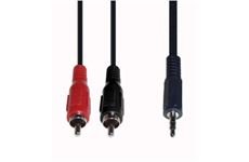 E+P B 113/10 Stereo-Adapterkabel 2x Cinch- + Klinkenst