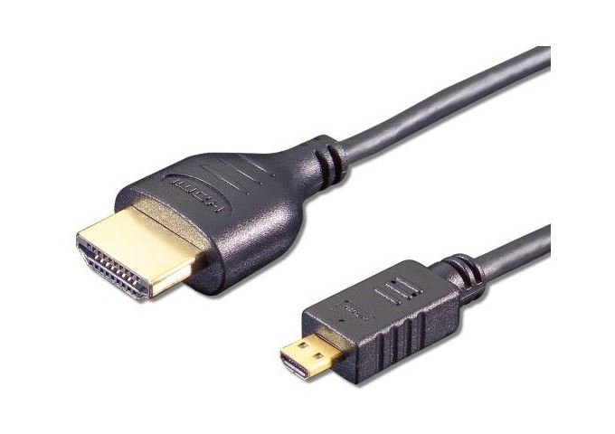 E+P HDMI 11 HDMI Anschlusskabel 1,8m HDMI Stecker/Micr