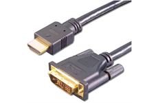 E+P HDMI 3 HDMI-Kabel 2,0m 19p HDMI-Stecker+18+1p DVI-