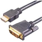 E+P HDMI 3/5 HDMI-Kabel 5,0m HDMI-Stecker/DVI Stecker