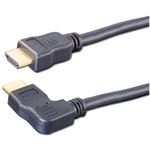 E+P HDW 2 HDMI-Kabel 2m Stecker/90Grad Winkelstecker