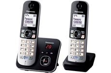 Panasonic KX-TG6822GB DECT Telefon mit AB DUO schnurlos schw