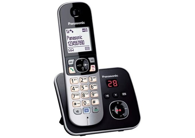 Panasonic KX-TG6821GB DECT Telefon mit AB SOLO schnurlos sch