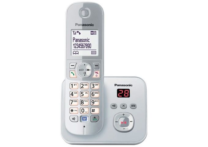 Panasonic KX-TG6821GS DECT Telefon mit AB SOLO schnurlos per