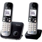 Panasonic KX-TG6812GB DECT Telefon DUO schnurlos schwarz